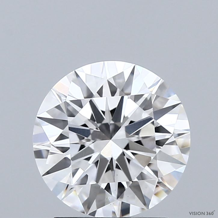 2.02 Carat Round Shaped, Ideal Cut, E Color, VVS2 Clarity, IGI Certified Lab Grown Diamond