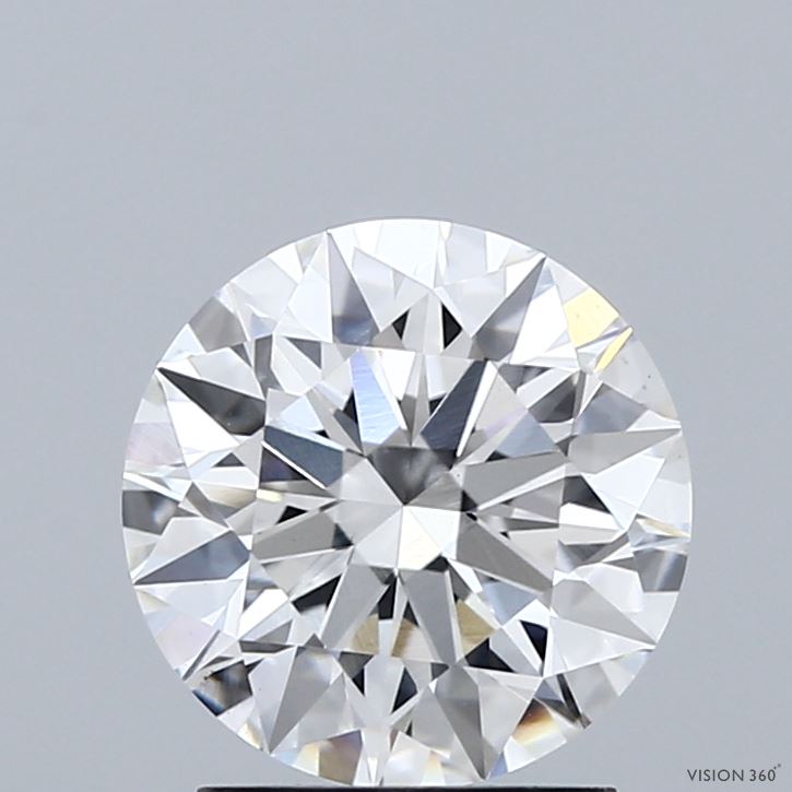 2.05 Carat Round Shaped, Ideal Cut, E Color, VVS2 Clarity, IGI Certified Lab Grown Diamond