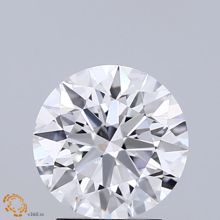 2.03 Carat Round Shaped, Ideal Cut, E Color, VVS2 Clarity, IGI Certified Lab Grown Diamond