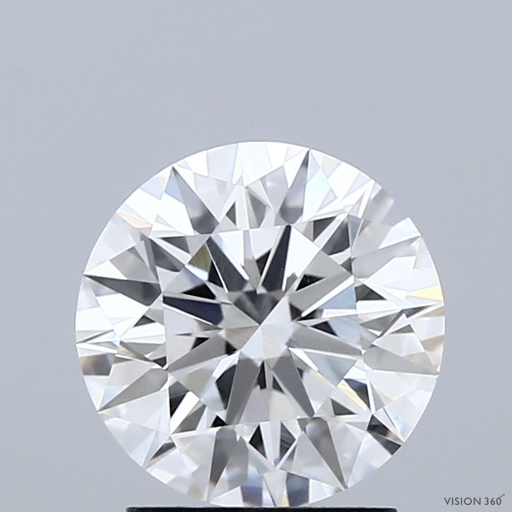 2.02 Carat Round Shaped, Ideal Cut, D Color, VVS2 Clarity, IGI Certified Lab Grown Diamond