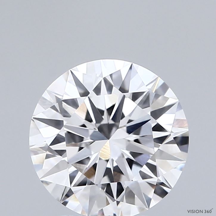 2.02 Carat Round Shaped, Ideal Cut, E Color, VVS2 Clarity, IGI Certified Lab Grown Diamond