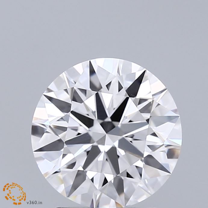 2.05 Carat Round Shaped, Ideal Cut, E Color, VVS2 Clarity, IGI Certified Lab Grown Diamond