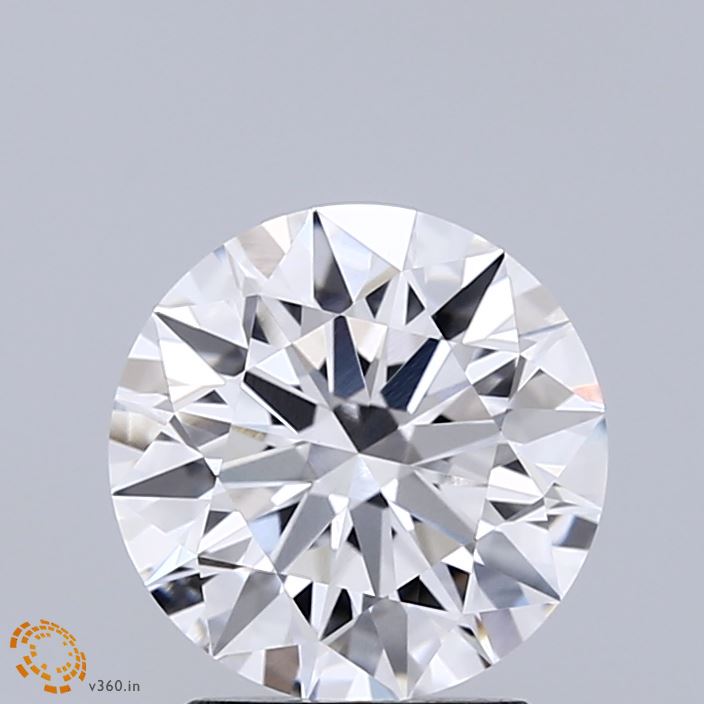 2.05 Carat Round Shaped, Ideal Cut, E Color, VVS2 Clarity, IGI Certified Lab Grown Diamond