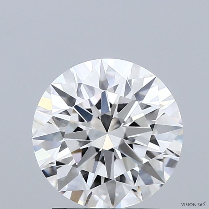 2.05 Carat Round Shaped, Ideal Cut, D Color, VVS2 Clarity, IGI Certified Lab Grown Diamond