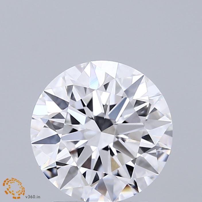 2.02 Carat Round Shaped, Ideal Cut, D Color, VVS2 Clarity, IGI Certified Lab Grown Diamond