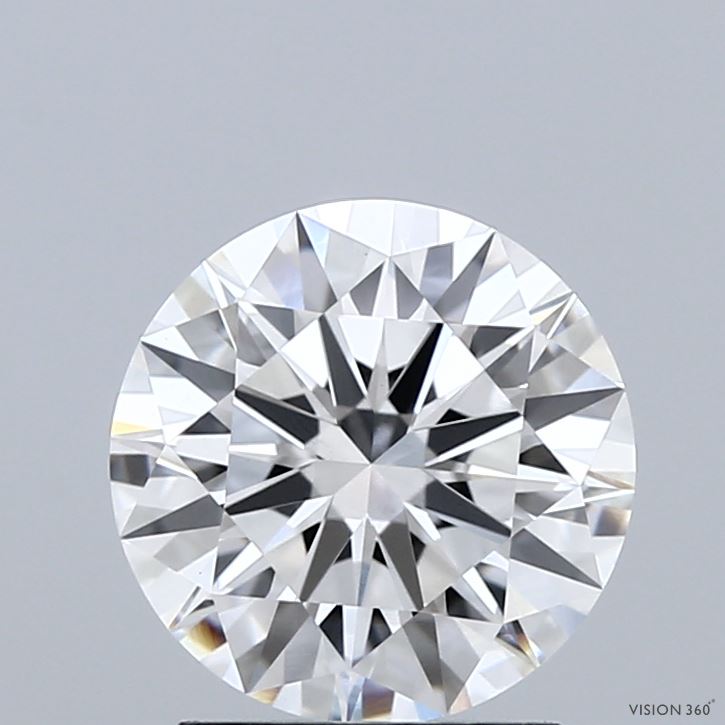 2.02 Carat Round Shaped, Ideal Cut, E Color, VVS2 Clarity, IGI Certified Lab Grown Diamond