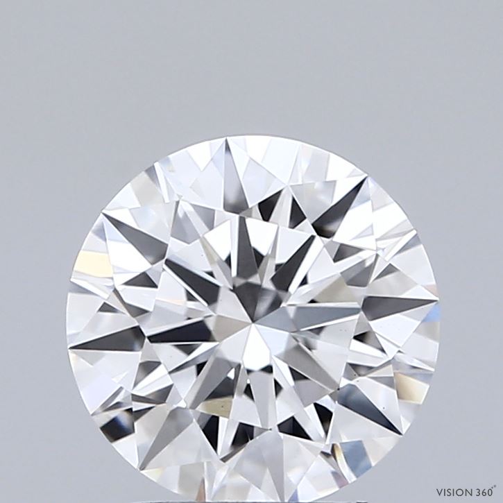 2.01 Carat Round Shaped, Ideal Cut, E Color, VVS2 Clarity, IGI Certified Lab Grown Diamond