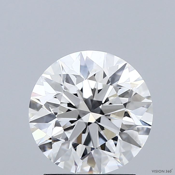 2.00 Carat Round Shaped, Excellent Cut, F Color, VVS2 Clarity, IGI Certified Lab Grown Diamond