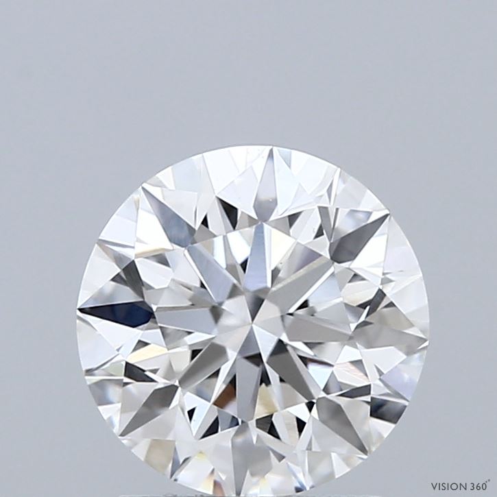 2.02 Carat Round Shaped, Excellent Cut, D Color, VVS2 Clarity, IGI Certified Lab Grown Diamond