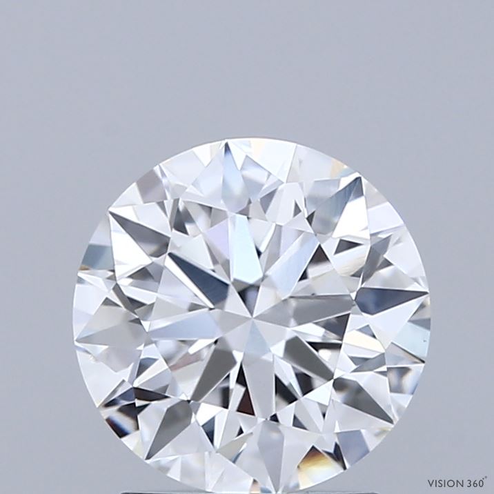 2.00 Carat Round Shaped, Ideal Cut, D Color, VVS2 Clarity, IGI Certified Lab Grown Diamond