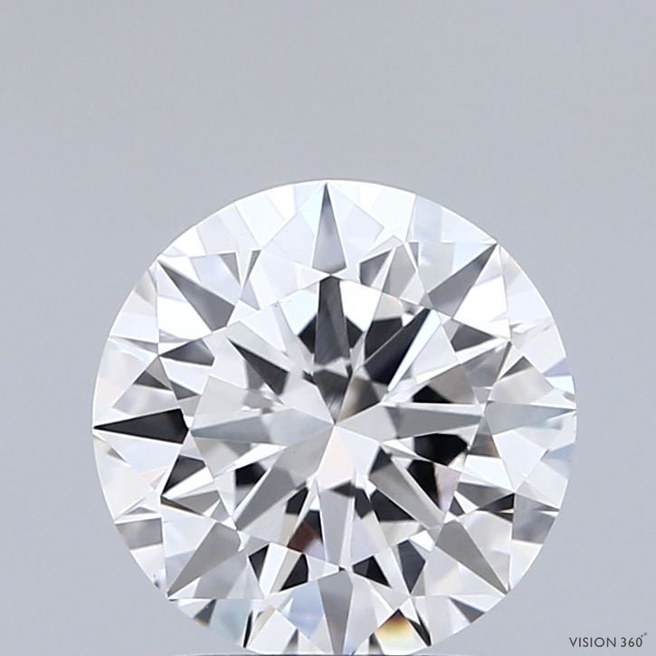 2.00 Carat Round Shaped, Excellent Cut, E Color, VVS2 Clarity, IGI Certified Lab Grown Diamond