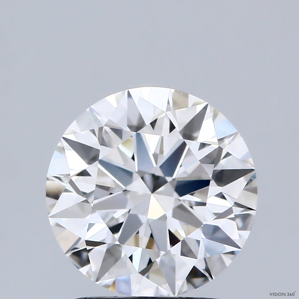 2.05 Carat Round Shaped, Ideal Cut, E Color, VVS2 Clarity, IGI Certified Lab Grown Diamond