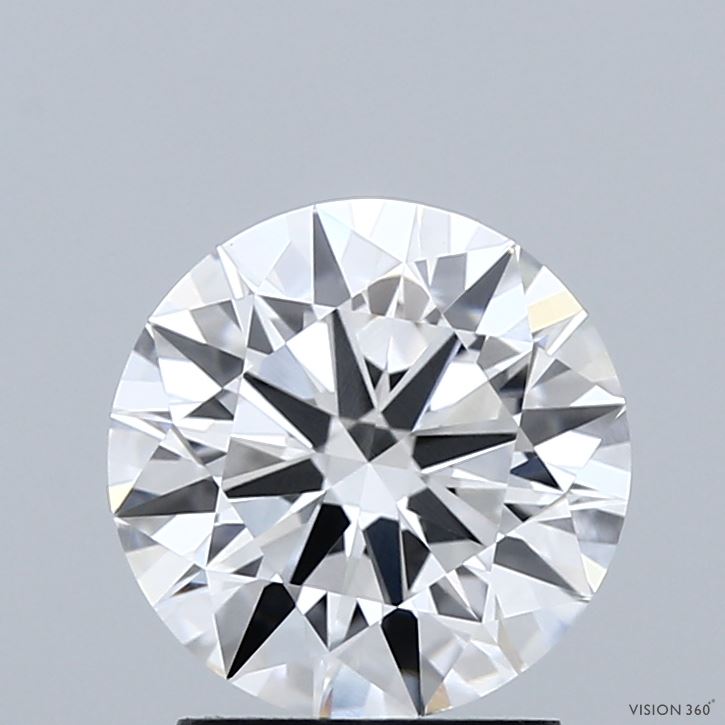 2.01 Carat Round Shaped, Ideal Cut, E Color, VVS2 Clarity, IGI Certified Lab Grown Diamond