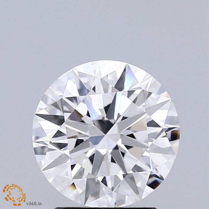 2.01 Carat Round Shaped, Ideal Cut, E Color, VVS2 Clarity, IGI Certified Lab Grown Diamond