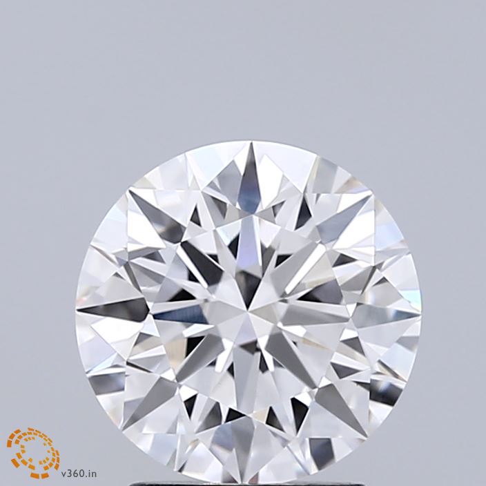 2.05 Carat Round Shaped, Ideal Cut, E Color, VVS2 Clarity, IGI Certified Lab Grown Diamond