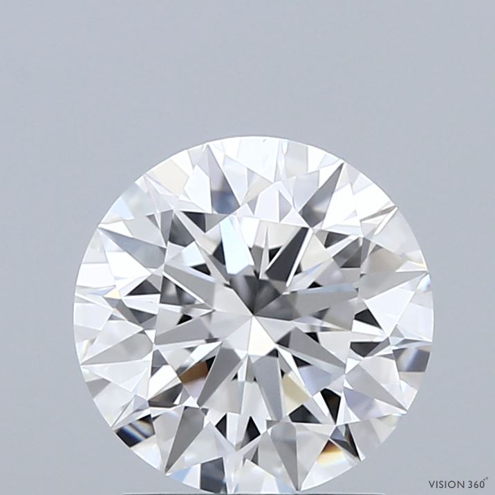 2.03 Carat Round Shaped, Ideal Cut, E Color, VVS2 Clarity, IGI Certified Lab Grown Diamond