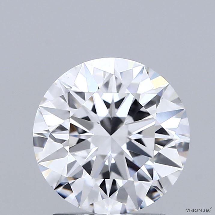 2.01 Carat Round Shaped, Ideal Cut, E Color, VVS2 Clarity, IGI Certified Lab Grown Diamond