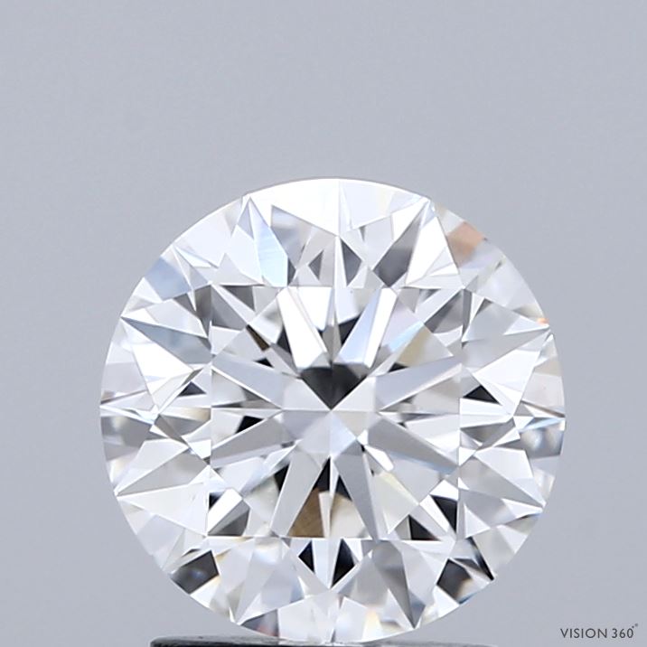 2.01 Carat Round Shaped, Excellent Cut, D Color, VVS2 Clarity, IGI Certified Lab Grown Diamond