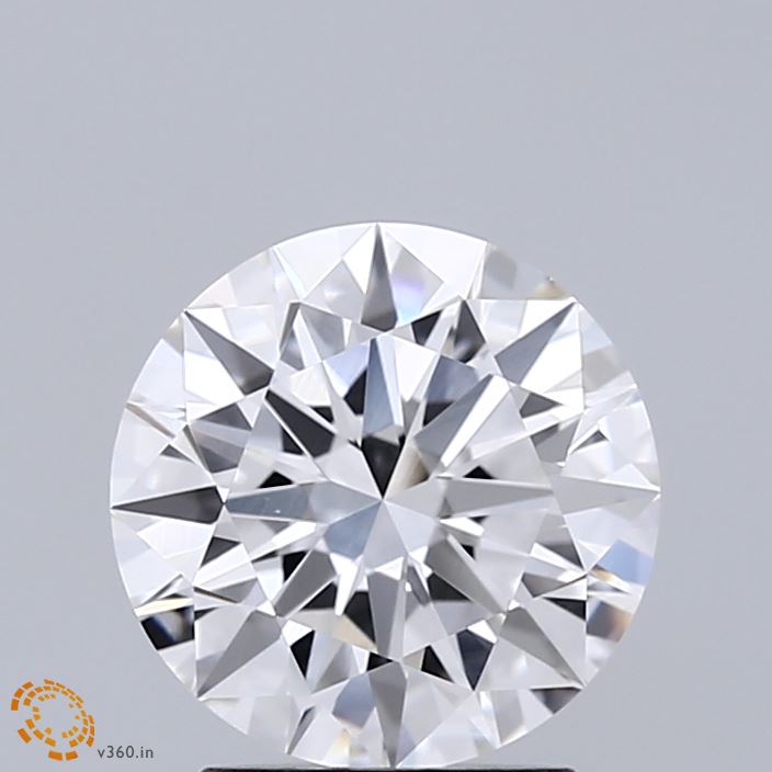 2.02 Carat Round Shaped, Ideal Cut, E Color, VVS2 Clarity, IGI Certified Lab Grown Diamond
