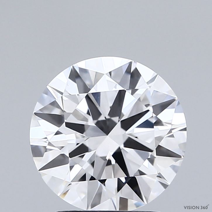 2.01 Carat Round Shaped, Excellent Cut, E Color, VVS2 Clarity, IGI Certified Lab Grown Diamond