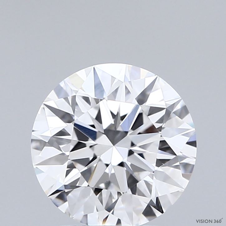 2.01 Carat Round Shaped, Excellent Cut, E Color, VVS2 Clarity, IGI Certified Lab Grown Diamond