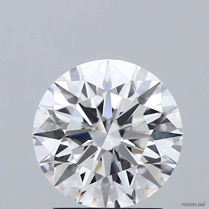 2.03 Carat Round Shaped, Ideal Cut, E Color, VVS2 Clarity, IGI Certified Lab Grown Diamond