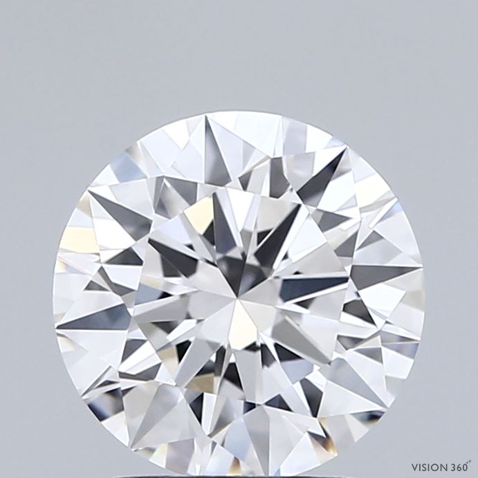 2.03 Carat Round Shaped, Ideal Cut, F Color, VVS2 Clarity, IGI Certified Lab Grown Diamond