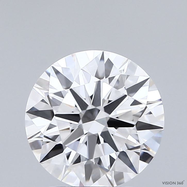 2.05 Carat Round Shaped, Ideal Cut, E Color, VVS2 Clarity, IGI Certified Lab Grown Diamond