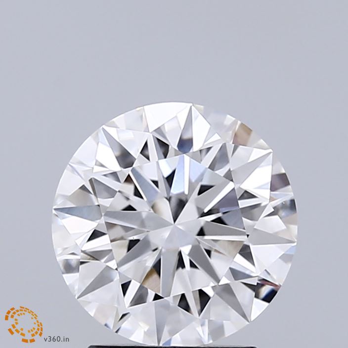 2.02 Carat Round Shaped, Ideal Cut, E Color, VVS2 Clarity, IGI Certified Lab Grown Diamond