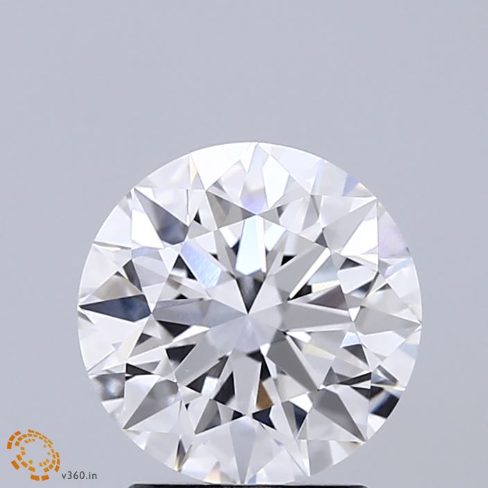 2.03 Carat Round Shaped, Ideal Cut, E Color, VVS2 Clarity, IGI Certified Lab Grown Diamond