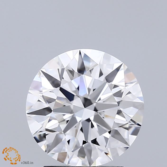 2.01 Carat Round Shaped, Ideal Cut, E Color, VVS2 Clarity, IGI Certified Lab Grown Diamond