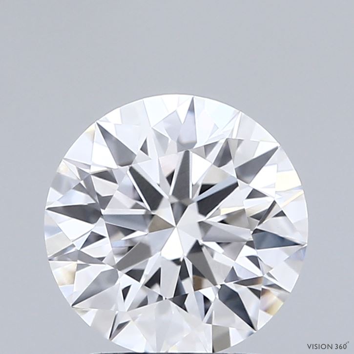 2.05 Carat Round Shaped, Ideal Cut, E Color, VVS2 Clarity, IGI Certified Lab Grown Diamond