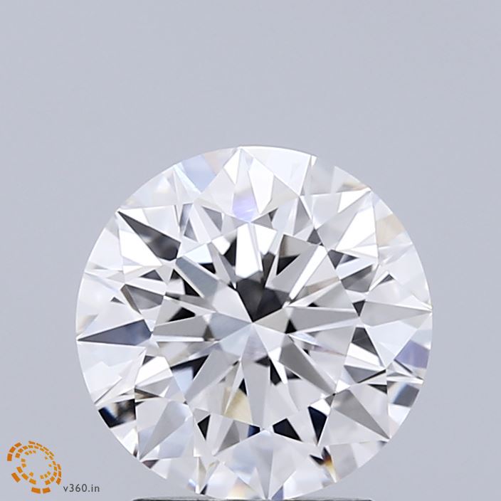 2.05 Carat Round Shaped, Ideal Cut, E Color, VVS2 Clarity, IGI Certified Lab Grown Diamond