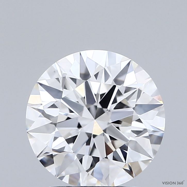 2.04 Carat Round Shaped, Ideal Cut, E Color, VVS2 Clarity, IGI Certified Lab Grown Diamond