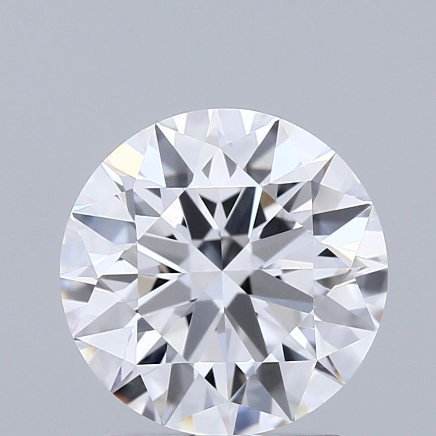 2.04 Carat Round Shaped, Ideal Cut, D Color, VVS2 Clarity, IGI Certified Lab Grown Diamond
