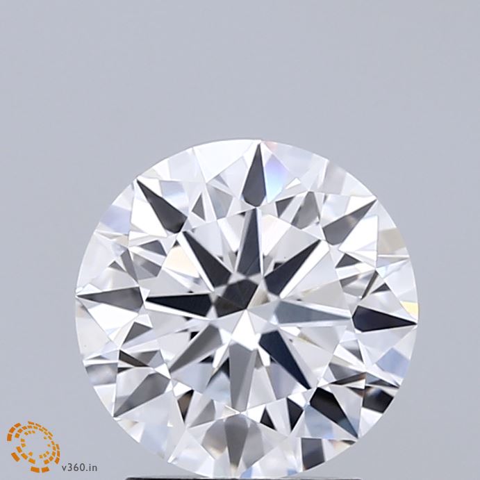 2.01 Carat Round Shaped, Excellent Cut, D Color, VVS2 Clarity, IGI Certified Lab Grown Diamond