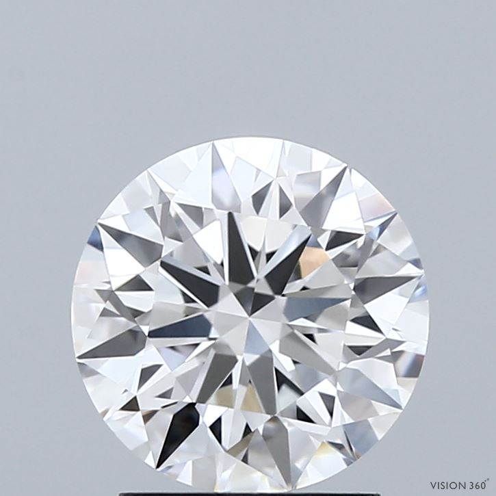 2.05 Carat Round Shaped, Ideal Cut, E Color, VVS2 Clarity, IGI Certified Lab Grown Diamond