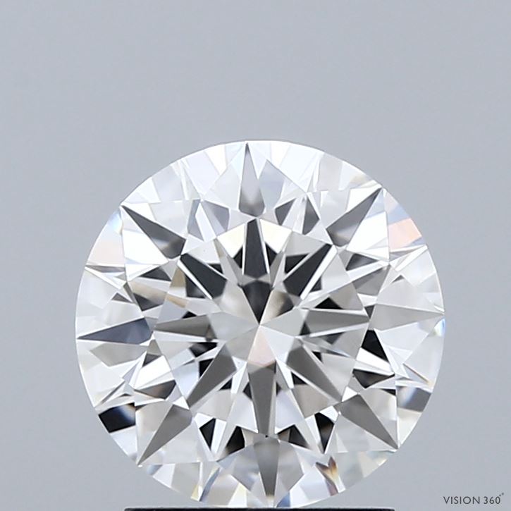 2.02 Carat Round Shaped, Ideal Cut, E Color, VVS2 Clarity, IGI Certified Lab Grown Diamond