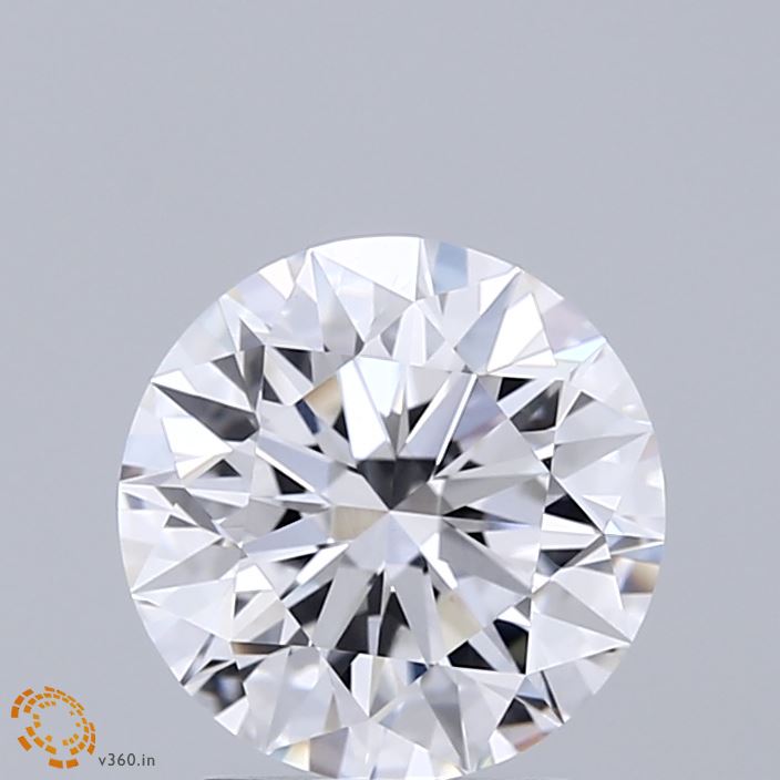 2.01 Carat Round Shaped, Ideal Cut, D Color, VVS2 Clarity, IGI Certified Lab Grown Diamond