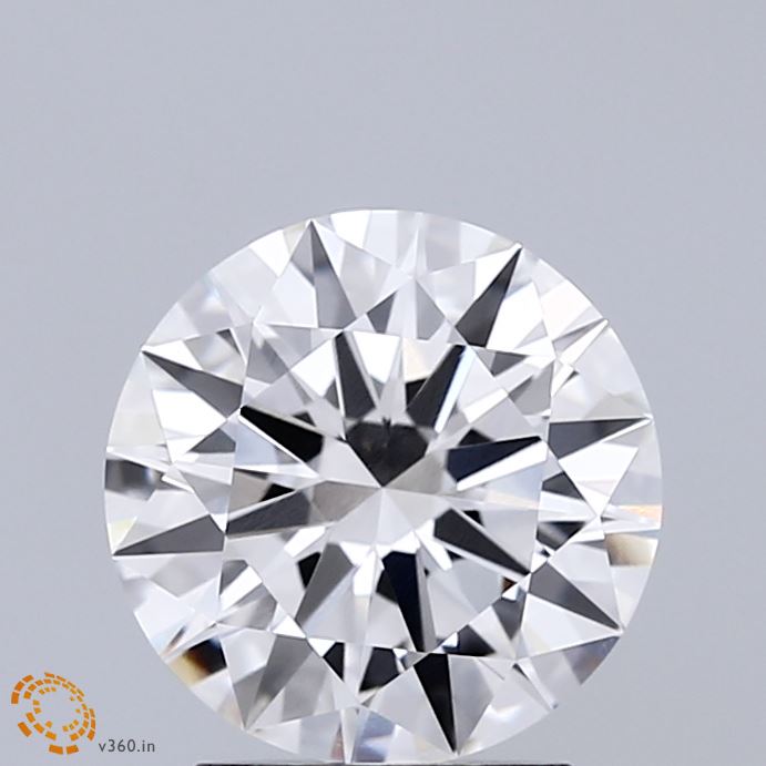 2.00 Carat Round Shaped, Ideal Cut, E Color, VVS2 Clarity, IGI Certified Lab Grown Diamond