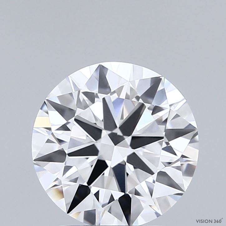 2.01 Carat Round Shaped, Excellent Cut, E Color, VVS2 Clarity, IGI Certified Lab Grown Diamond