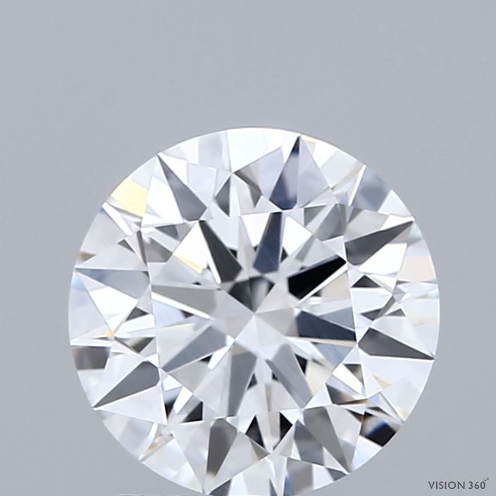 2.05 Carat Round Shaped, Ideal Cut, E Color, VVS2 Clarity, IGI Certified Lab Grown Diamond