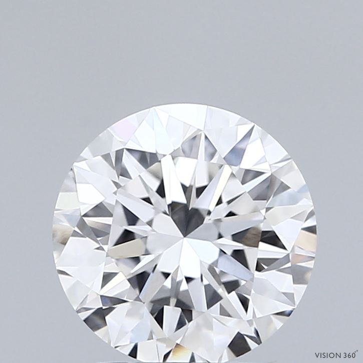 2.01 Carat Round Shaped, Excellent Cut, E Color, VVS2 Clarity, IGI Certified Lab Grown Diamond