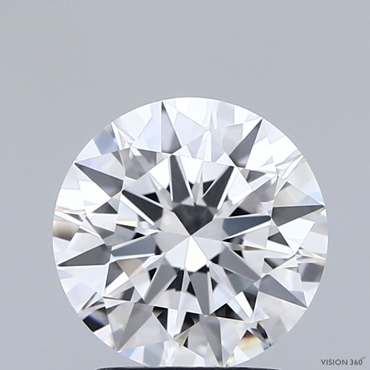2.02 Carat Round Shaped, Ideal Cut, E Color, VVS2 Clarity, IGI Certified Lab Grown Diamond