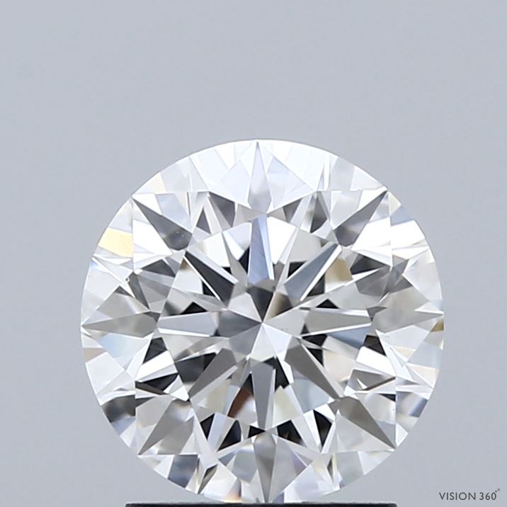 2.00 Carat Round Shaped, Ideal Cut, D Color, VS1 Clarity, IGI Certified Lab Grown Diamond