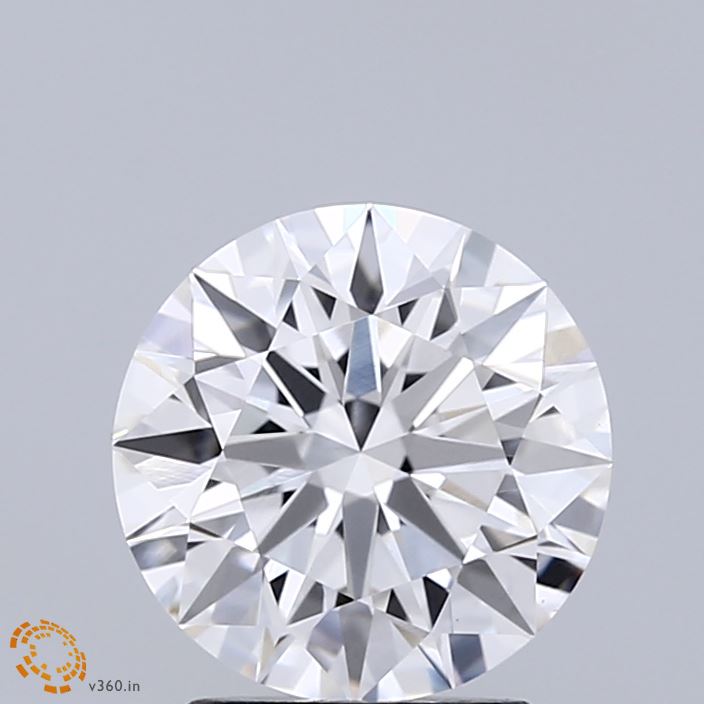 2.05 Carat Round Shaped, Ideal Cut, E Color, VVS2 Clarity, IGI Certified Lab Grown Diamond