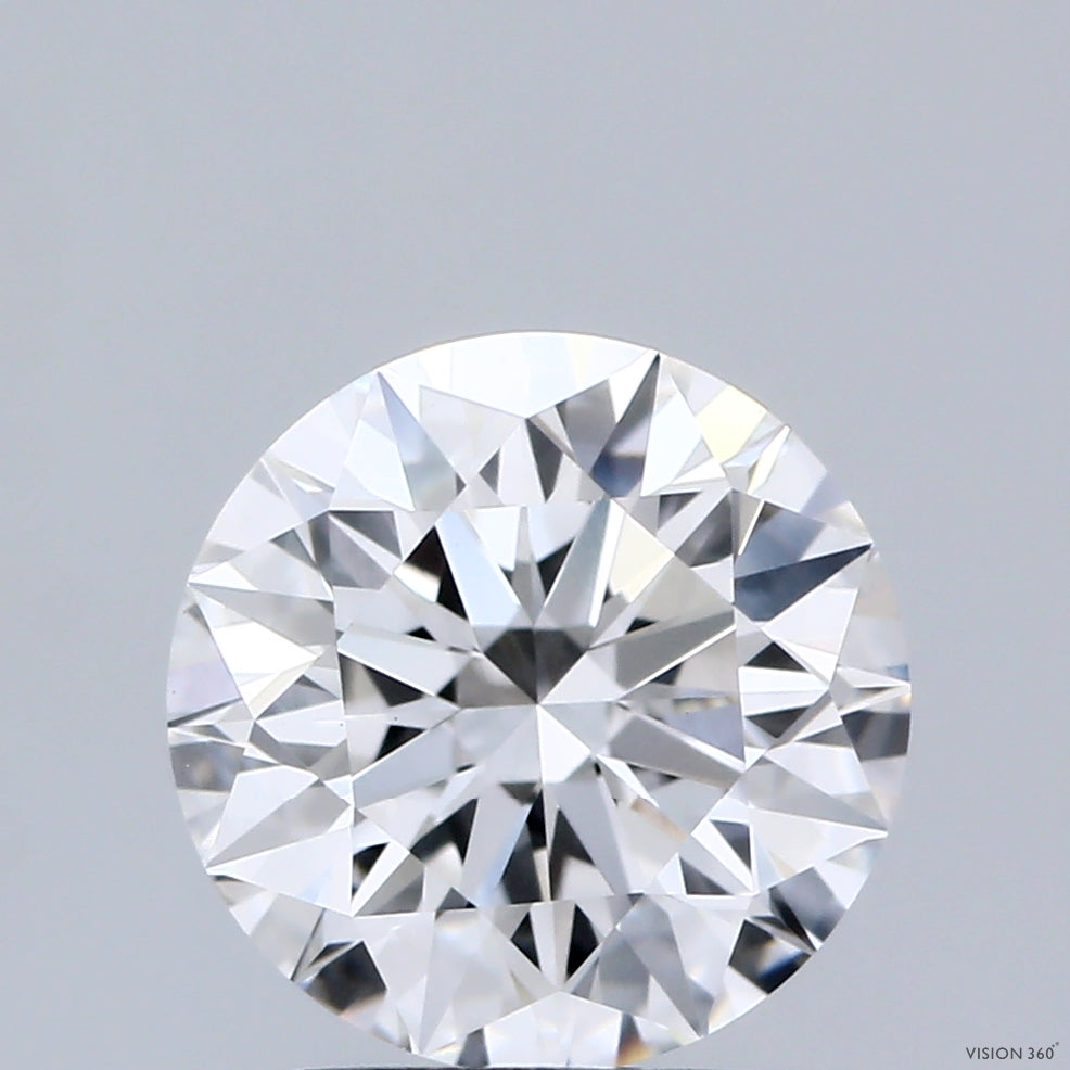 2.04 Carat Round Shaped, Ideal Cut, E Color, VVS2 Clarity, IGI Certified Lab Grown Diamond