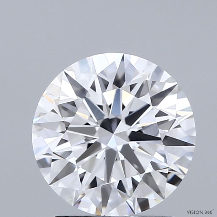 2.03 Carat Round Shaped, Ideal Cut, F Color, VVS2 Clarity, IGI Certified Lab Grown Diamond