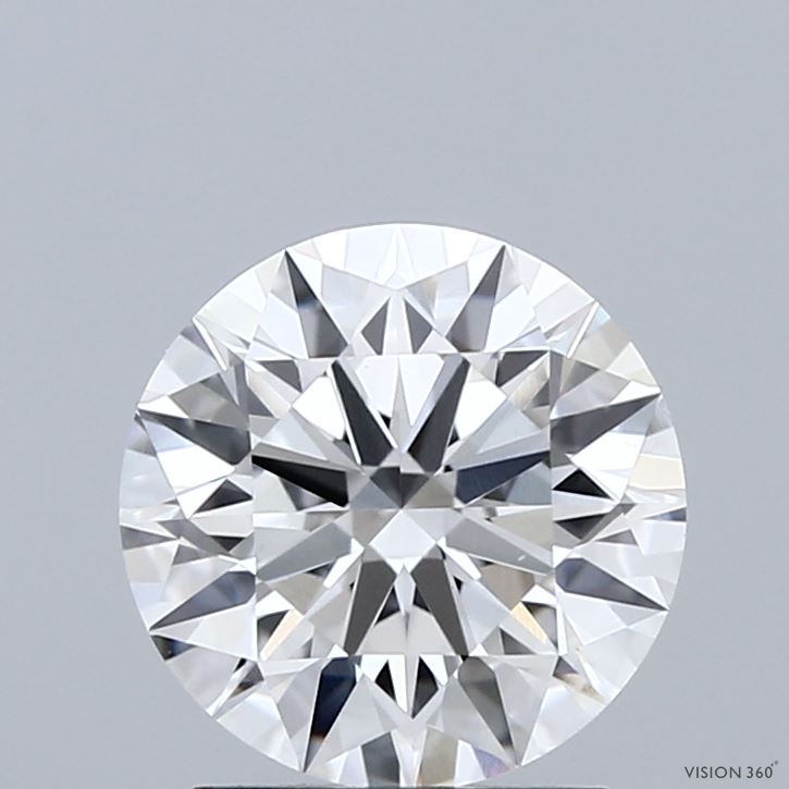 2.04 Carat Round Shaped, Ideal Cut, D Color, VVS2 Clarity, IGI Certified Lab Grown Diamond