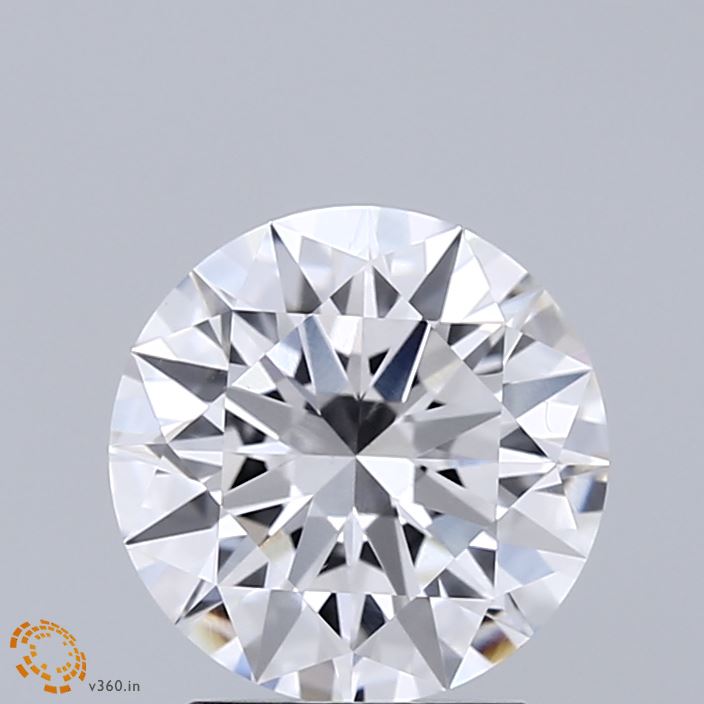 2.00 Carat Round Shaped, Ideal Cut, E Color, VVS2 Clarity, IGI Certified Lab Grown Diamond